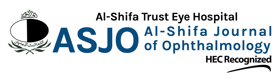 Al-Shifa Journal of Ophthalmology